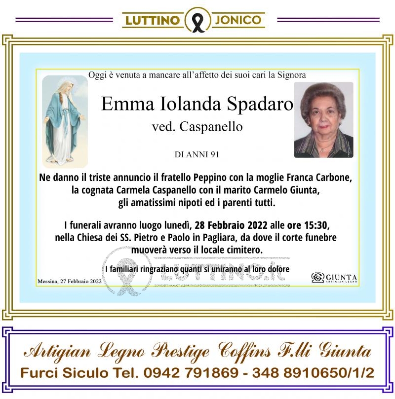 Emma Iolanda  Spadaro 